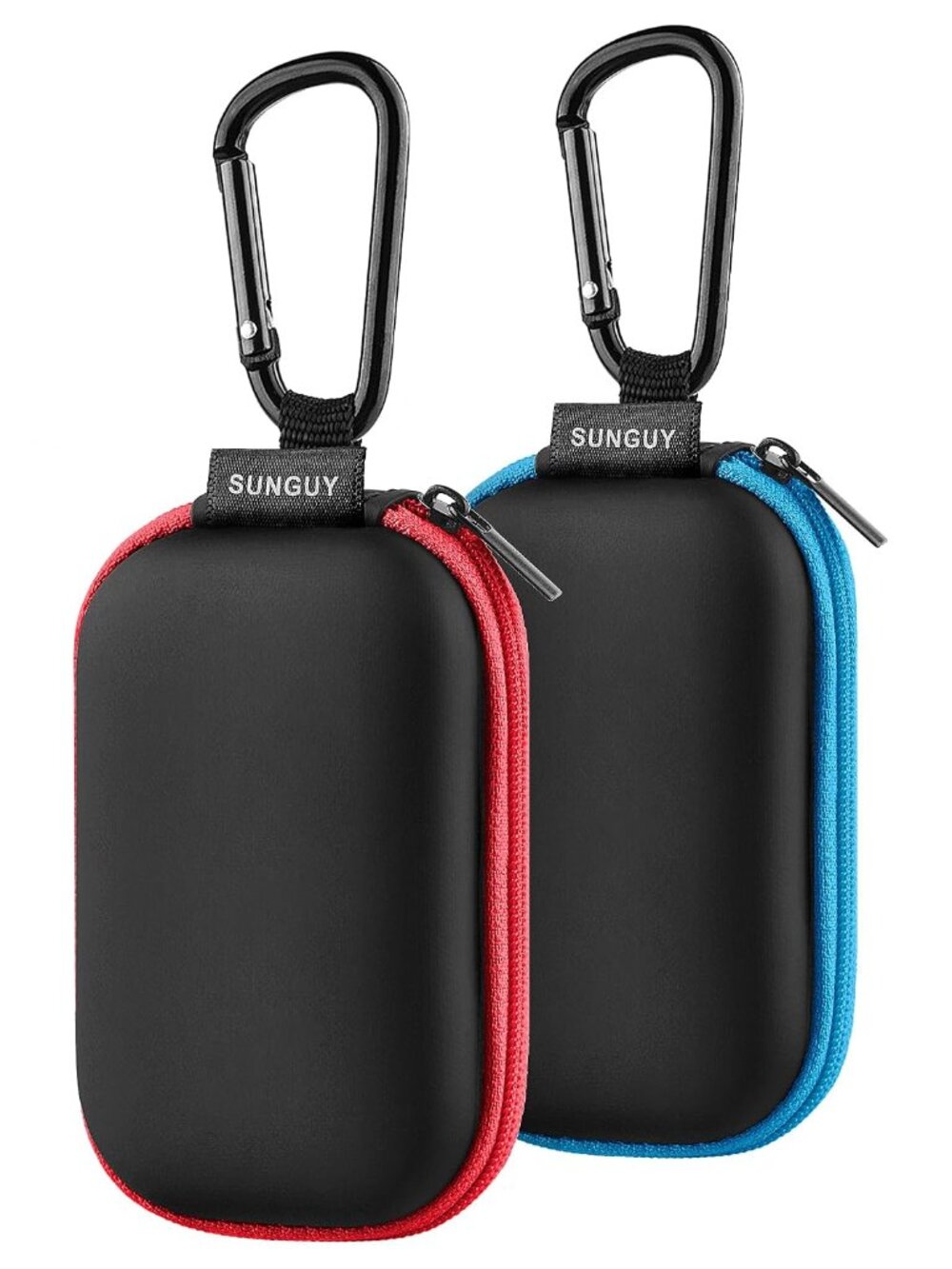 Earbuds Case 2Pack, Rectangle Earbuds Carrying Case, Portable Earphone Case Phon